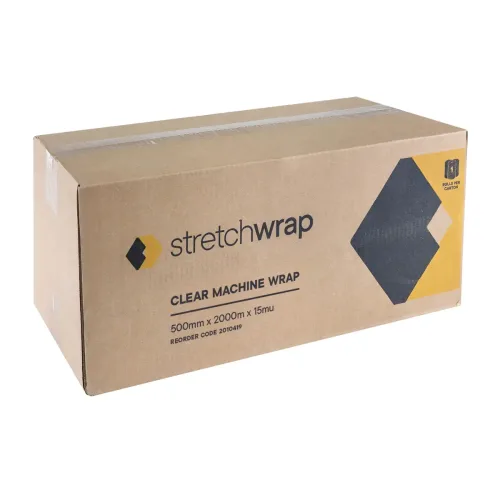 Ultra Stretch Nano 55 Layer Clear Cast Machine Wrap - 15mu, 500mm