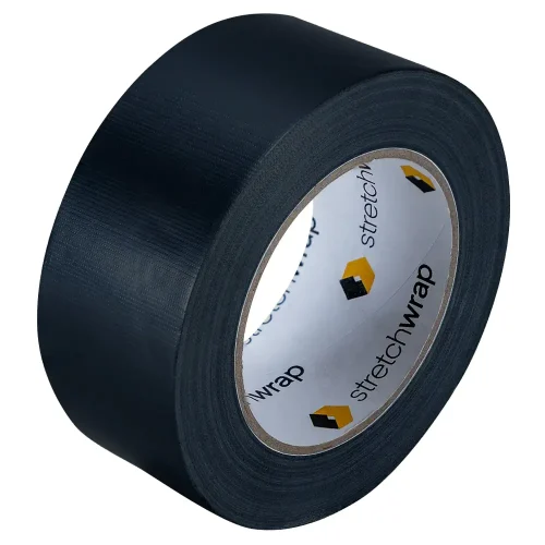 High Adhesive Black Cloth Duct Tape